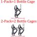 Corki Cycles Right Side Load Bike Water Bottle Holder - 2 Pack Black Cage for Road & Mountain Bikes - Buy Online on SooperMarket.com