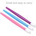 30 Pieces Plastic Handle Nail Cuticle Pusher Rubber Tipped Nail Cleaner Colored Nail Art Tool for Men and Women Christmas Valentine's Day Giving Nail Tool(Blue Purple and Pink) - Buy Online on SooperMarket.com