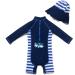 BONVERANO Baby Boys Swimsuit UPF 50+ Long Sleeve Whale One Piece 18-24 Months - Buy Online on SooperMarket.com