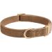 YUDOTE Ultra-Soft Natural Cotton Dog Collar for Small Dogs with Sensitive Skin - Brown (S) | 1 Pack - Buy Online on SooperMarket.com