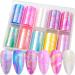 10 Rolls Nail Foil Nail Transfer Foil Holographic Nail Art Foil Decals for Nails Fingernail Stickers - Buy Online on SooperMarket.com