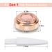 2Pcs Facial Hair Remover Replacement Heads | Generation 1 Single Halo Hair Removal Tools for Women | 18K Gold-Plated Rose Gold Epilators - Buy Online on SooperMarket.com