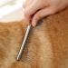 2-in-1 Professional Metal Dog and Cat Comb with Stainless Steel Teeth - Grooming Tool for Long & Short Haired Pets - Removes Tangles, Knots, Fleas & Lice - Buy Online on SooperMarket.com