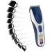 Wahl Professional Hair Clipper Guards Set - 10 Pcs Coded Cutting Guides #3170-400, 1/8 to 1 Inch - Fits All Wahl Clippers, Black - Buy Online on SooperMarket.com