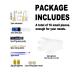 Kintsugi Repair Kit (Upgrade) - Gold Powder, Glue & Epoxy Putty - Starter Ceramic Kintsugi Craft Set - Buy Online on SooperMarket.com