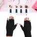 Dioche UV Glove for Nail Lamp - Professional Anti UV Manicure Tool for Nail Art - Black - Buy Online on SooperMarket.com