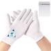 Occan Moisturizing Gloves 30 Pairs for Men and Women, White Cotton Gloves for Overnight Bedtime Use, Moisturizing Gloves for Dry Hands, Eczema, Sensitive Skin 30 Pair (Pack of 1)