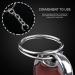 Teenitor Metal Split Key Chain Rings - 60 Pack 25mm Key Chains with 26mm Chains and Jump Rings - Ideal for Arts and Crafts - Buy Online on SooperMarket.com