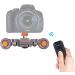Andoer Track Dolly L4 PRO: Motorized 3-Wheel Camera Dolly with Wireless Remote Control - Gray - Buy Online on SooperMarket.com