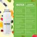 Buy Intick Sugar-Free Instant Drink - Peach Flavor | 12 x 0.5-1L | Vegan Low Calorie Vitamin C | International Shipping Available - Buy Online on SooperMarket.com