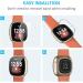 [3 Pack] Tensea Compatible with Fitbit Versa 3 / Sense Screen Protector Case  Soft TPU Bumper Full Around Fit bit Versa3 Sense Cover Protective Accessories (Clear/Clear/Clear  3) Clear/Clear/Clear 3 - Buy Online on SooperMarket.com