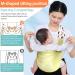 HINATAA Breathable Baby Sling | Adjustable & Quick Dry Mesh Fabric Wrap for Newborn Carrying | Yellow - Buy Online on SooperMarket.com