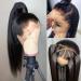 Hermoous 10 Inch Full Lace Human Hair Wig - Straight Brazilian Virgin Remy Hair, 180% Density, Natural Black, Pre Plucked & Handmade - Buy Online on SooperMarket.com