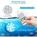 Zhongkaifa underwater light with remote control RGB multi color changing waterproof LED underwater light pond lighting pool lighting for vase base party christmas swimming pool wedding (4 pcs) - Buy Online on SooperMarket.com