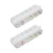 2 Boxes Nail Art Rhinestones Chains Multifunction 12 Colors Metal Bling Decal DIY Fingernails Charms for Acrylic Nails Nail Art Decoration Nail Art Accessories for Nail Salon Home