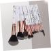 Baluue 12pcs Powder Marble Bristles Nylon Kit Brush Handle Makeup Cosmetics Synthetic - Buy Online on SooperMarket.com