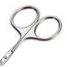 Manual Eyebrow Cutter & Tweezers | Eyebrow Care Scissors for Beard Eyelashes Nose Hair - Silver - Buy Online on SooperMarket.com