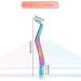 2pcs Stainless Steel Lash Tweezers Set for Volume and Classic Lashes - Rose Gold Colorful - Buy Online on SooperMarket.com