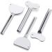 6 Pack Metal Toothpaste Squeezer Stainless Steel Tube Key Roller - Bathroom Creams Paint Tool (Silver) - Buy Online on SooperMarket.com