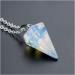 Crystal Decoration Fashion Natural Reiki Pendant Crystal Amulet Gemstone Hexagon Pyramid Necklace Charm Gift Jewelry Stone (Color : 4) - Buy Online on SooperMarket.com