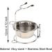 Stainless Steel Shaving Brush & Mug Holder | Durable Stylish Shaving Accessories - Buy Online on SooperMarket.com