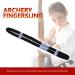 Adjustable Archery Finger Sling Soft Elastic Cloth for Recurve Bow Hunting - M Black - Buy Online on SooperMarket.com