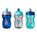 Tommee Tippee Sportee Toddler Sports Sippy Cup | Spill-Proof BPA-Free 12+ months 10oz 3 Count Blue Gray & Teal