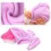 Premium Microfiber Hair Drying Towels - 4 Pack Quick Dry Turbans for Long Hair | Fast Absorbent Shower Wraps - Buy Online on SooperMarket.com