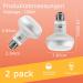 Buy Lucky Herp Reptiles Heat Lamp 100W - UV UVA Light for Turtles Chickens Dogs & Amphibians | 2-Pack Upgrade for Terrariums - Buy Online on SooperMarket.com