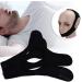 Adjustable Anti-Snore Chin Strap for Snoring Reduction (Black) - Easy to Wear Triangular Mesh Cloth Snoring Aid - Buy Online on SooperMarket.com