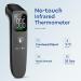 Viproud No-Touch Digital Forehead Thermometer - High Accuracy with LED Screen and Fever Alarm - Buy Online on SooperMarket.com