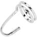 Nail Art Fingernail Rings Decorative Nail Ring Fashion Fingertip Jewelry Nail Art Ring Ladies Wearing Nail Accessories Women Finger Nail Ring Electroplated Copper Fingernail Rings(3050 Platinum) - Buy Online on SooperMarket.com