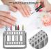 Easy to Use Dust & Moisture-Resistant Drill Storage Case | Safe Non-Toxic Container for Home Salon | Gray - Buy Online on SooperMarket.com