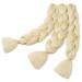 Gairyan 24 Jumbo Braids Extensions - Ombre Synthetic Hair - 3 Pack of Bleached Blonde Braid Hair for Box Braid & Crochet Twists - 300g 60cm - Buy Online on SooperMarket.com