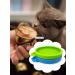 COMTIM Small Cat Food Can Lids - 2 Pack Silicone Covers for 3 oz Cans - Blue/Green - Buy Online on SooperMarket.com