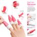 Professional Gel Nail Polish Remover Kit - Acetone Pump Dispenser, Nail Clips, Foil Wraps, Pusher & Brush - Acrylic/UV Gel/Soak-Off Polish Removal - Pink - Buy Online on SooperMarket.com