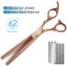 FOGOSP 7 Professional Dog Thinning Shears | Double Sided 48 Teeth Blender Scissors | 25% Thinning Rate Japan 440C (Bronze) - Buy Online on SooperMarket.com