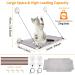 Pueikai Cat Hammock Window Perch for Large Cats | Sturdy & Space-Saving Resting Seat | Holds up to 50 lbs | Easy Assembly | Single Layer Grey - Buy Online on SooperMarket.com