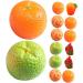 HEMOTON 50 Pcs tangerine Hair ring three-dimensional Grape photography props phone case simulated fruit adornment resin charms decorations patch fake fruit model miniature - Buy Online on SooperMarket.com