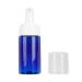 Travel Empty Bottle 100ml Portable Dispenser Bottle DIY Portable Mousse Foaming Styling ToolsHairbrushesEmpty Bottle Refillable Travel Dispenser Container (100ML pump head blue transparent foam 100ML pump head blue transparent foam bottle