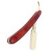 Professional Stainless Steel Manual Bartklingen Holder for Men | Hairdressing Bar Cutter Rack with Beech Handle - Buy Online on SooperMarket.com