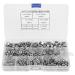 Nuts Hex Nuts Stainless Steel 360pcs Stainless Steel Hex Nuts Coarse Thread American System UNC Nuts Fasteners