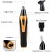 4-in-1 USB Rechargeable Nose Hair Trimmer | Waterproof Cordless Ear & Nose Trimmer for Men & Women - Easy Cleansing Tool - Buy Online on SooperMarket.com