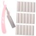 Didiseaon 1set Eyebrow Trimming Blade Eyebrow Trimmer Beard Shaver Hair Remover Tool Makeup Tool Kit Eyebrow Shaper Dermaplaning Shaving Tool Beard Trimmers Brow Razor Face Plastic Clippers