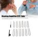 Hearing Aid Hoses & Amplifiers | HDO Model Otoplasty Molded Tubes & Cleaning Brush | Transparent Replacement Listening Tube - Buy Online on SooperMarket.com