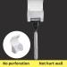 Self-Adhesive Plastic Razor Holder with Cover | Double-Sided Shower & Kitchen Hanger | Best Bathroom Organization - Buy Online on SooperMarket.com