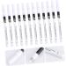 PLAFOPE 72 Pcs Eyeliner Pencil Hair Braiding Sponge Eye Line Drawing Tool Eye Line Pencils Wooden Pole White - Buy Online on SooperMarket.com