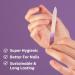 Premium Czech Glass Nail File with Case - Bona Fide Beauty Precision Manicure Tool - Smooth Surface Gold Violet Design - Buy Online on SooperMarket.com
