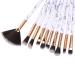 Jootuepo 10pcs Brazen Marble Makeup Brush Set - Soft Hair Eyeshadow Eyebrow & Eyeliner Brushes for Flawless Eye Makeup - Buy Online on SooperMarket.com