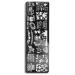 Sanwood Nail Stamping Plates Human Face Patterns Nail Art Stamping Template from Manicure Tool Kit Manicure Art Stainless Steel Printing Plate for Girl Women 3